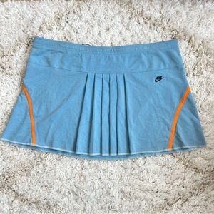 Vintage Baby Blue Nike Tennis Skirt